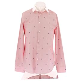 Gucci Camicia a righe rossa e bianca Rosso