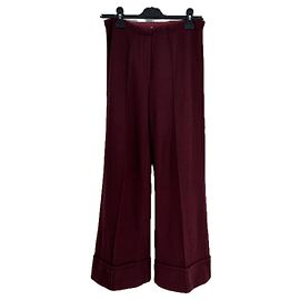 Autre Marque Bordeaux-Wollhose Bordeaux