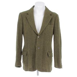 Yves Saint Laurent Khaki Wool Jacket Khaki