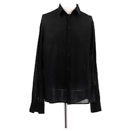 Camicia di seta nera Off White M Nero
