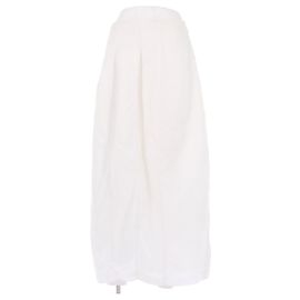 Gonna lunga bianca Dagmar in cotone Bianco
