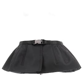 Prada Schwarzer Gürtel Schwarz