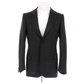 Yves Saint Laurent Giacca da completo in lana Nero