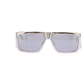 Saint Laurent Occhiali da sole argentati Argento