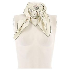 Loro Piana Lenço de seda estampado Verde