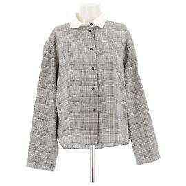 Massimo Dutti Chemise à carreaux Grey