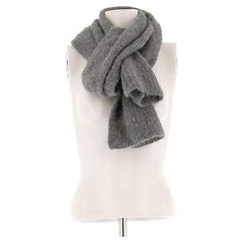 Samsoe & Samsoe Bufanda de lana gris Gris