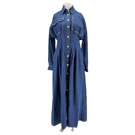 Frame Denim Robe en denim bleue Navy blue