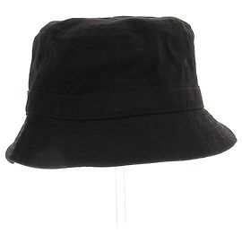 Autre Marque ARKET Black Cotton Bucket Hat Black