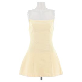 Bottega Veneta Gelbes Bustierkleid Gelb