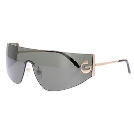 Autre Marque Óculos de sol oversized Dourado