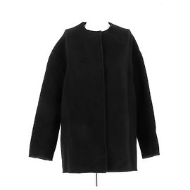 Autre Marque LOULOU STUDIO GIO Black Wool Coat Black