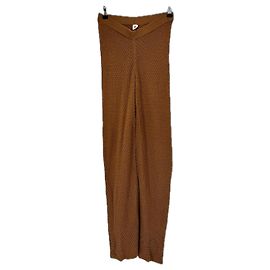Autre Marque THE GARMENT Brown Crochet Pants Size 36 Brown