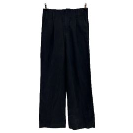 Autre Marque Jeans neri a gamba larga JIVA LOULOU STUDIO Nero