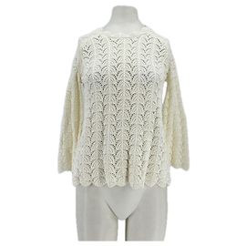 Autre Marque Top de crochet "ADEKA" Beige