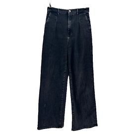 Autre Marque LOULOU STUDIO ATTU Jeans schwarz Baumwolle Größe 26 Schwarz