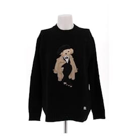 Ralph Lauren Collection Schwarzer Teddybär Pullover Schwarz