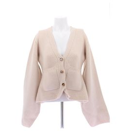 Khaite Cardigan crème en cachemire Beige