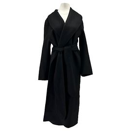 Totême Black Wool Coat Black