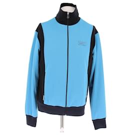 Gucci Blau-schwarze Weste mit Tiger Blau