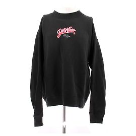 Sudadera Off White negra de algodón XL Negro