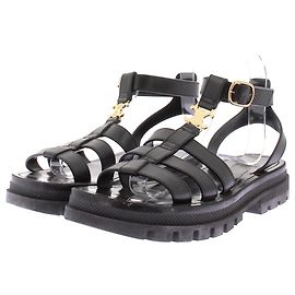 Céline Schwarze Sandalen "Clea Triomphe" Schwarz