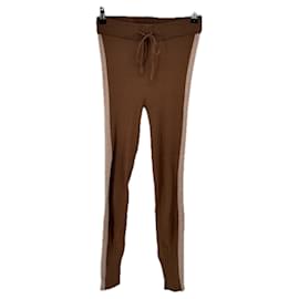Autre Marque Legging canelado marrom Marrom
