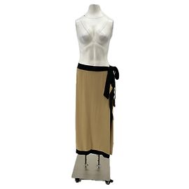 Massimo Dutti Saia bege midi Bege