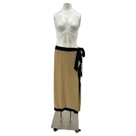 Massimo Dutti Beige Midirock Beige