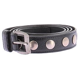 Saint Laurent Cinto preto com tachas Preto