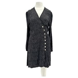 Rouje Punktkleid "Gabinette" Schwarz