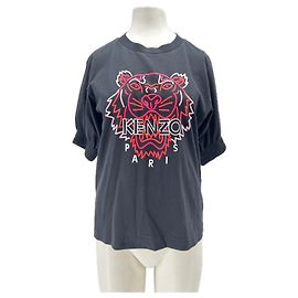 Kenzo Camiseta preta com cabeça de tigre Preto