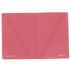 Mansur Gavriel Porte passeport en cuir Red