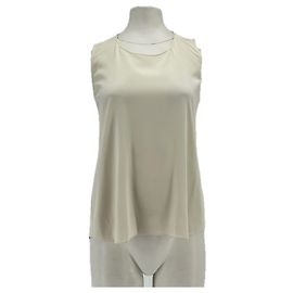 Autre Marque Top blanco de algodón THEYSKENS' THEORY Blanco