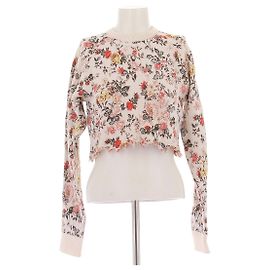 Paco Rabanne Wollpullover mit Blumenmuster Beige XS Beige