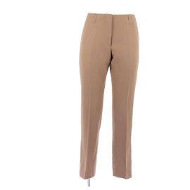 Dries Van Noten Calça bege de lã Bege