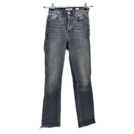 Jean Re/Done en coton gris Taille 24 Gris
