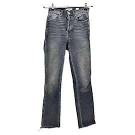 Vaqueros Re/Done de algodón gris Talla 24 Gris
