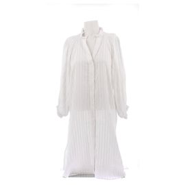 Vestido camisa Magali Pascal blanco de algodón Blanco