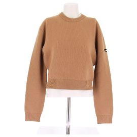 Pull Balenciaga en laine beige Beige