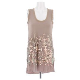 Tunica marrone con paillettes Givenchy Marrone
