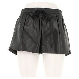 Pantaloncini in pelle nera Céline Nero