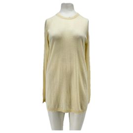 Autre Marque Suéter branco de cashmere Branco
