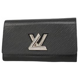 Portafoglio Lungo Twist Epi Louis Vuitton Nero