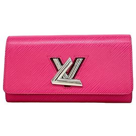 Cartera Larga Twist Epi Louis Vuitton Rosa