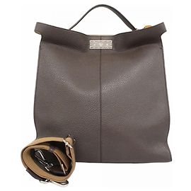 Sac à main Fendi Peekaboo X-Lite Marron