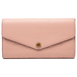 Portafoglio Sarah Monogram Empreinte Rosa Louis Vuitton Rosa
