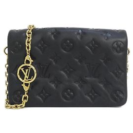 Louis Vuitton Coussin Pochette M82116 Shoulder Bag Black