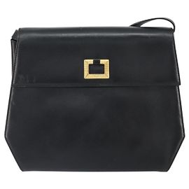 Borsa a spalla vintage Salvatore Ferragamo in pelle Nero