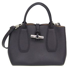 Bolsa Longchamp ROSEAU S em roxo escuro Roxo escuro